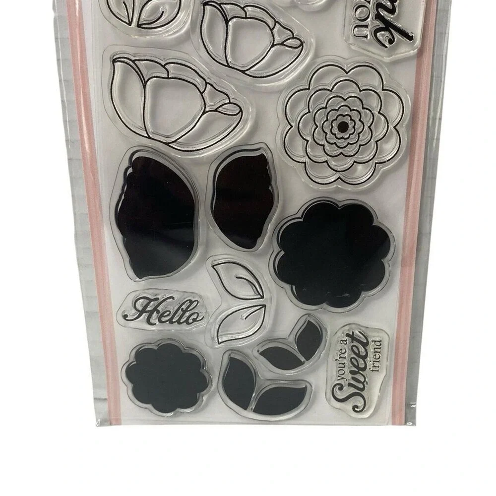 My Favorite Things Clear Stamps 18pc Sweet Roses Happy Mother's Day Hello